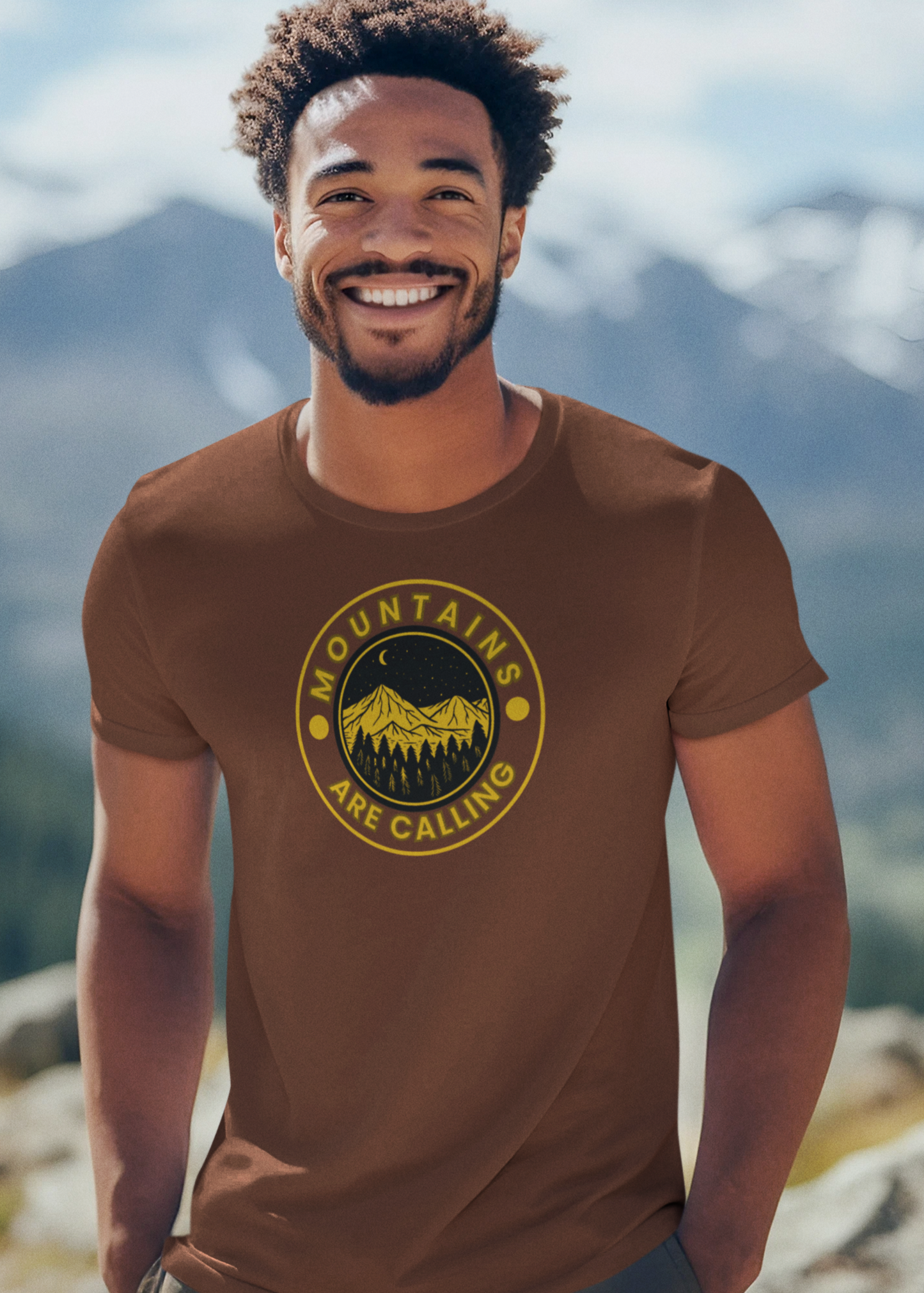 Bilkool Mountains are calling Half Sleeve T-Shirt