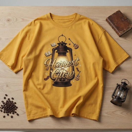 Harvest Glow Cotton Half Sleeve T-Shirt