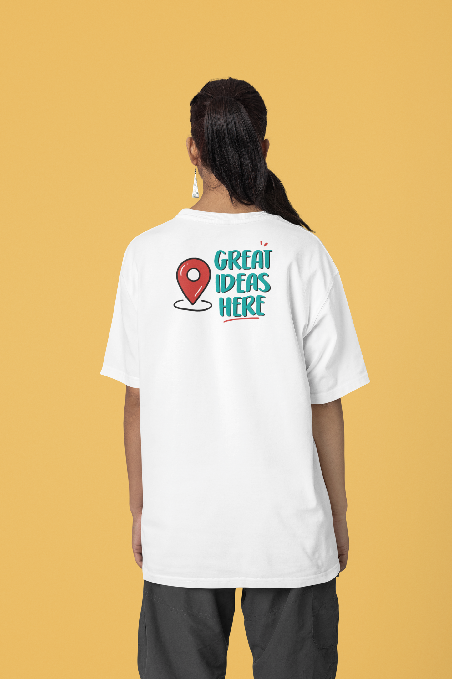 Corporat Great Ideas Here Oversized T-Shirt