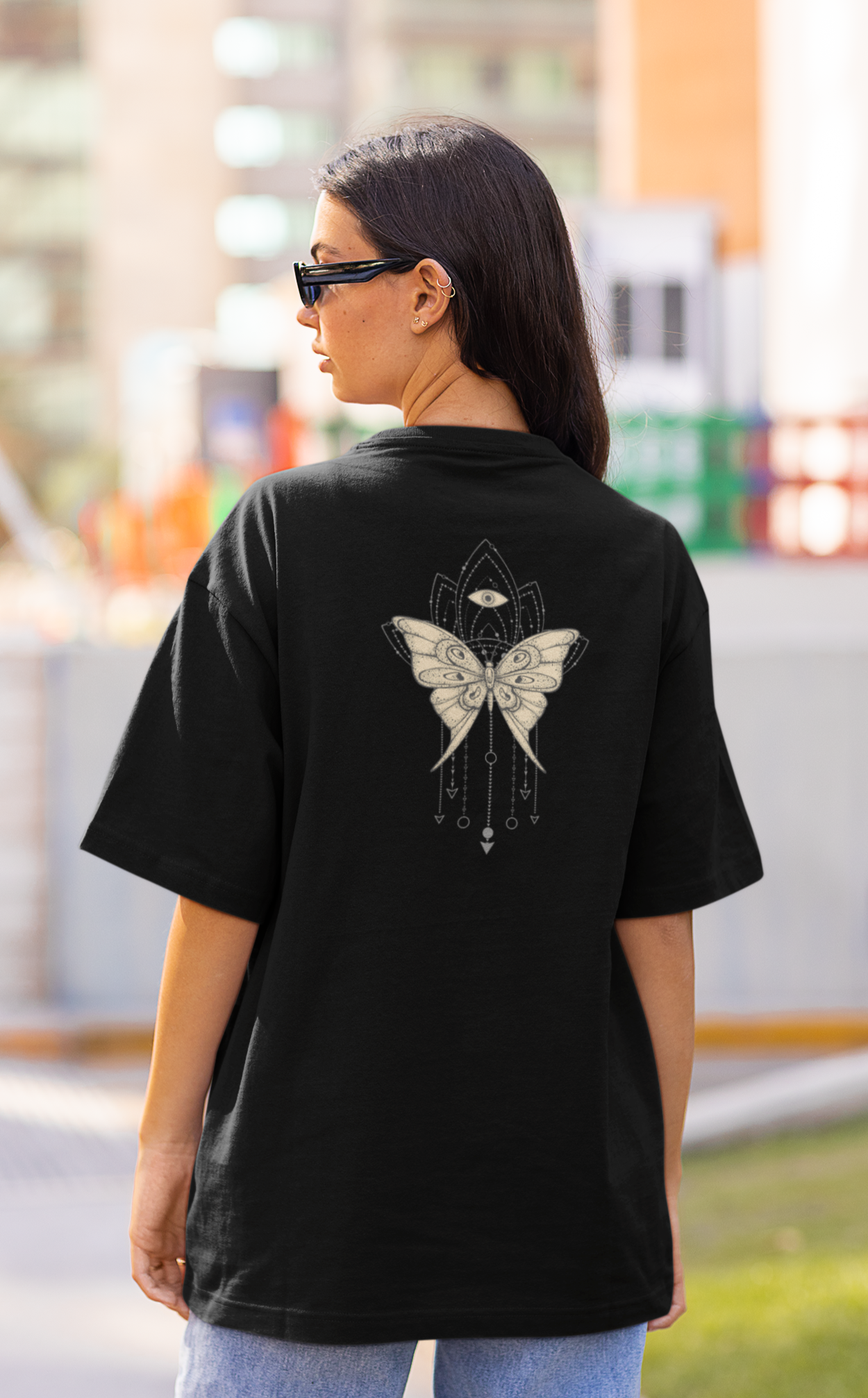 Bilkool Butterfly Oversized T-Shirt Design for Women