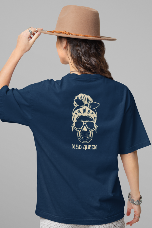 Bilkool Mad Queen Oversized T-Shirt for Women