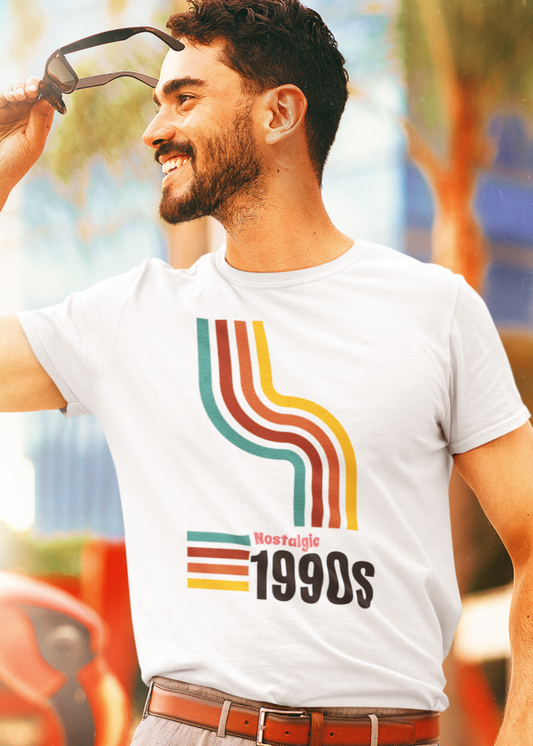 Bilkool Nostalgic 1990s Cotton Half Sleeve T-Shirt