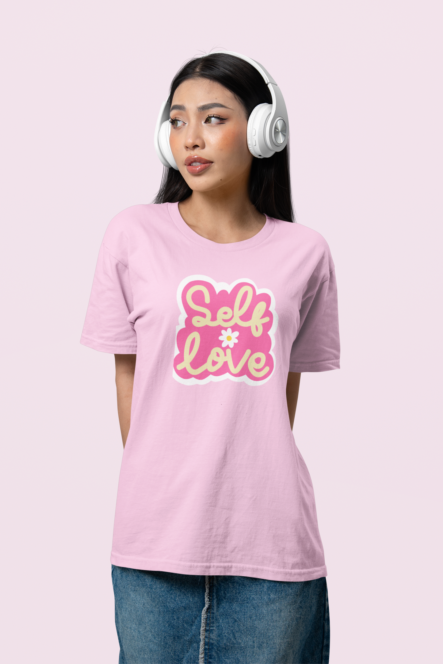 Bilkool Self Love Cotton Half Sleeves T-Shirt for Women