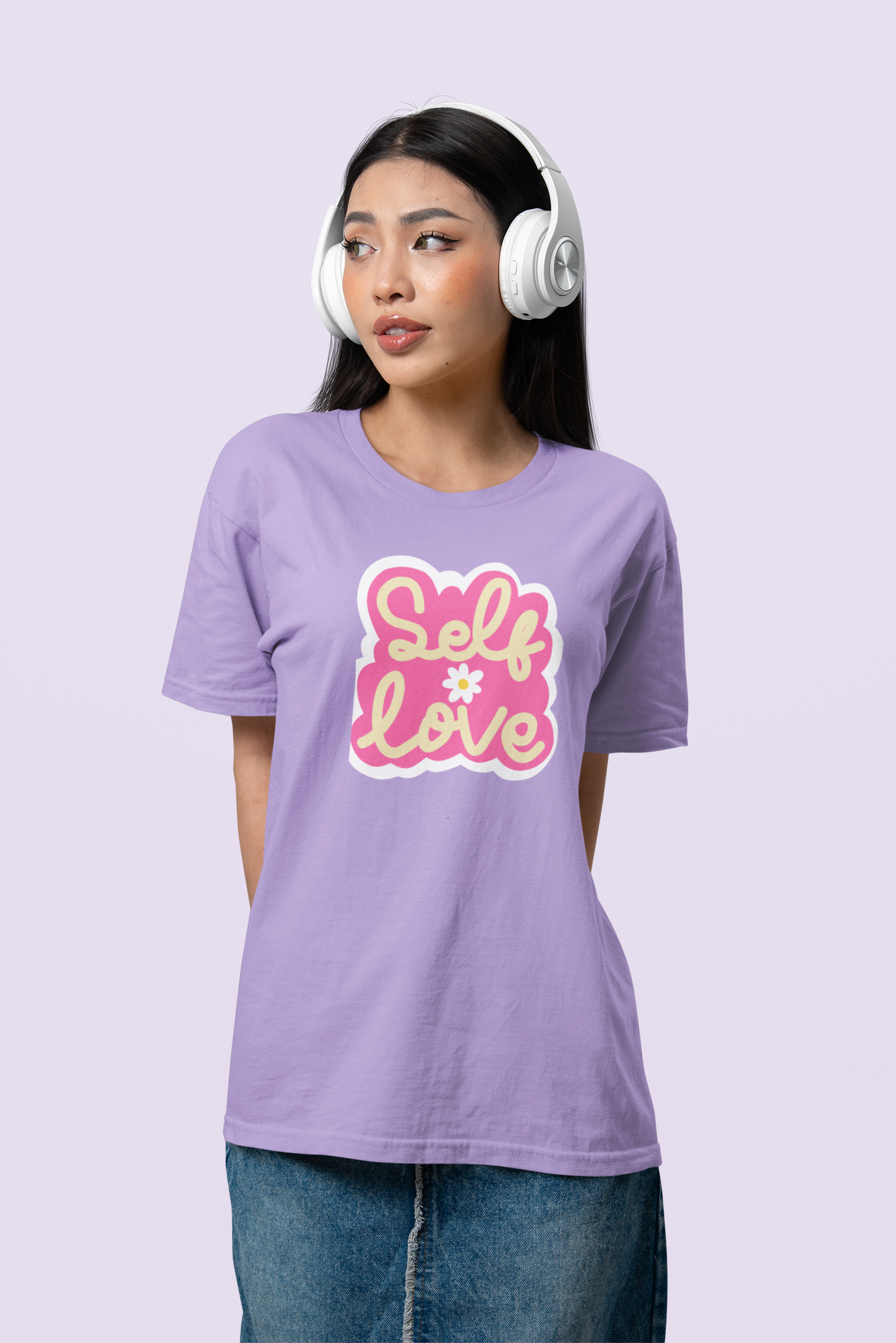 Bilkool Self Love Cotton Half Sleeves T-Shirt for Women