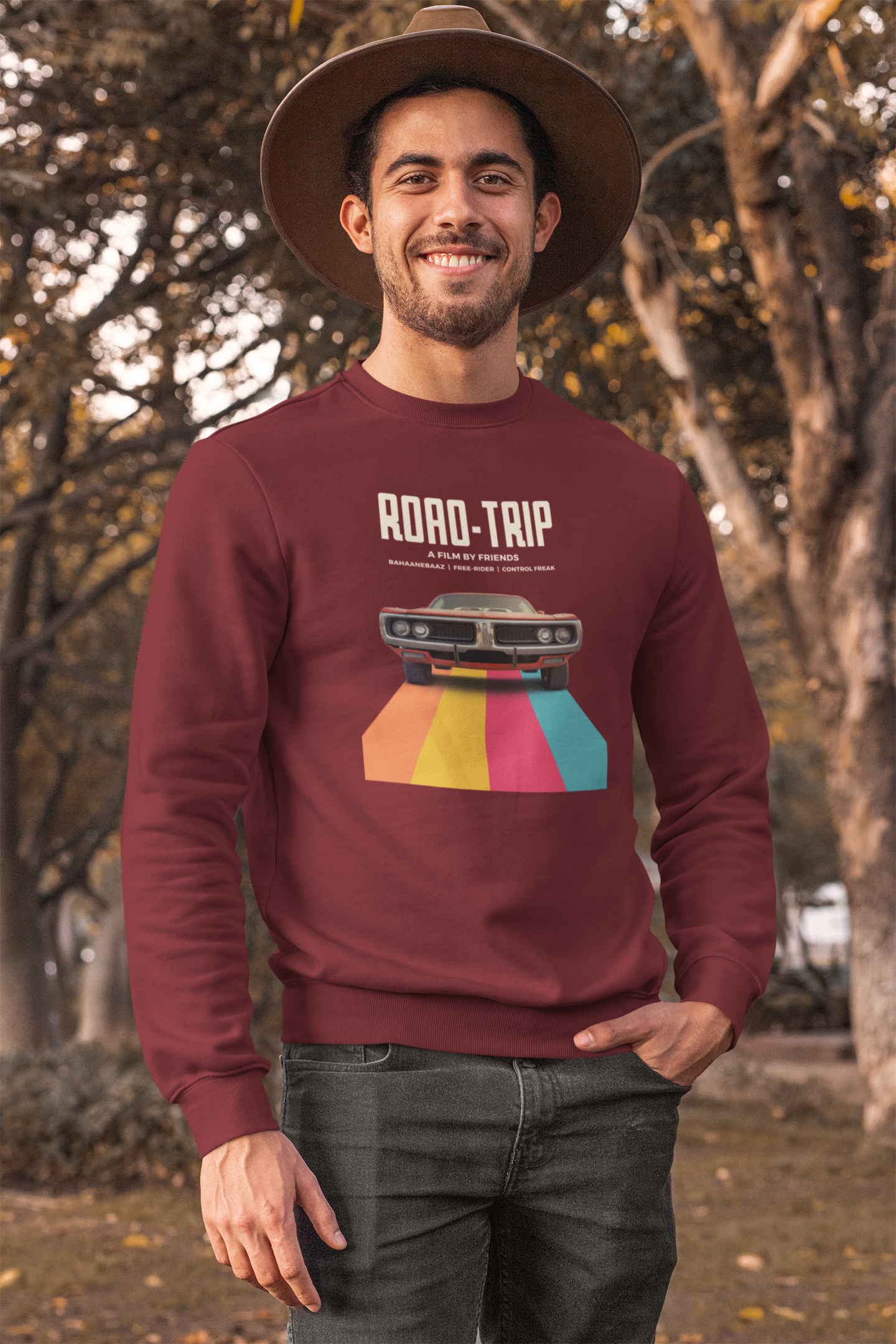 Bilkool Road Trip Cotton Sweatshirt