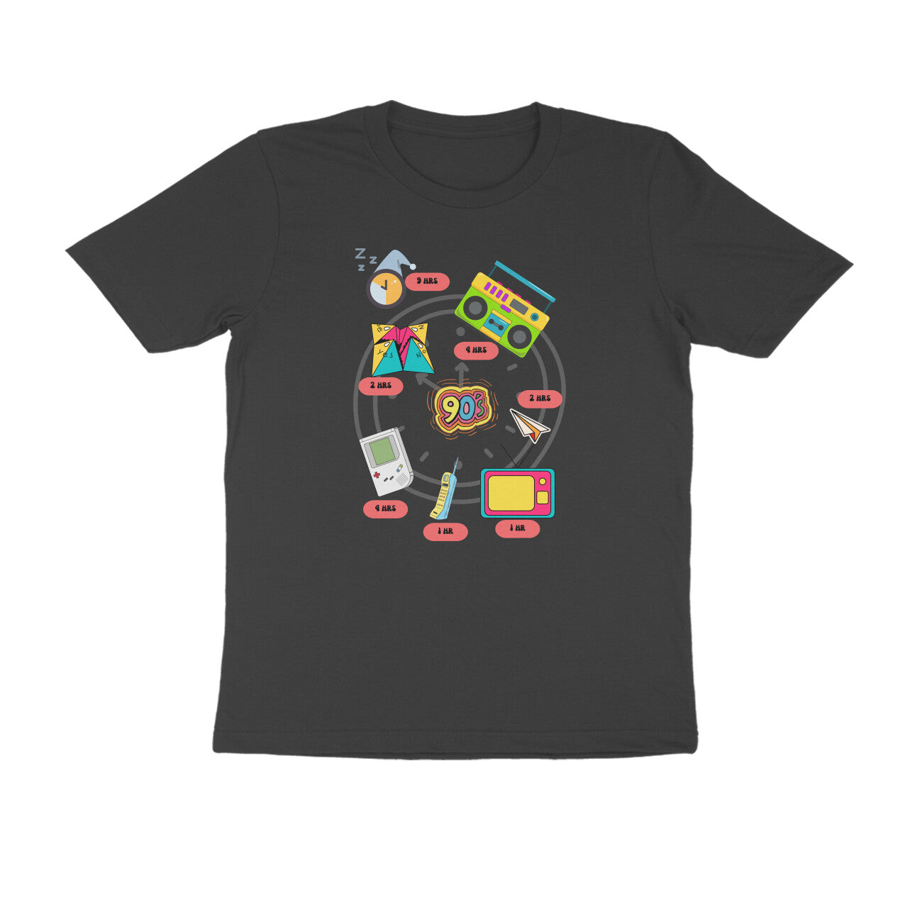 Bilkool Day in the life of 90s Cotton Half Sleeve T- Shirt
