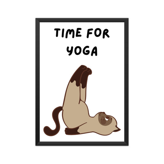Bilkool Time For Yoga A4 Poster