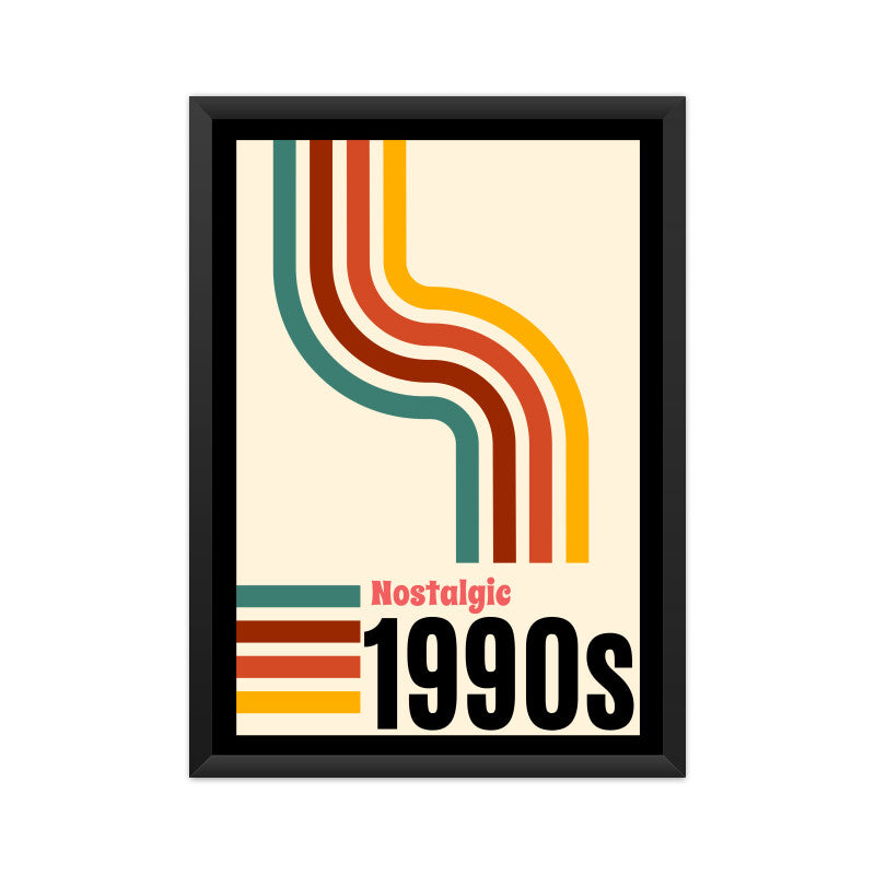 Bilkool Nostalgic 90s A4 Poster