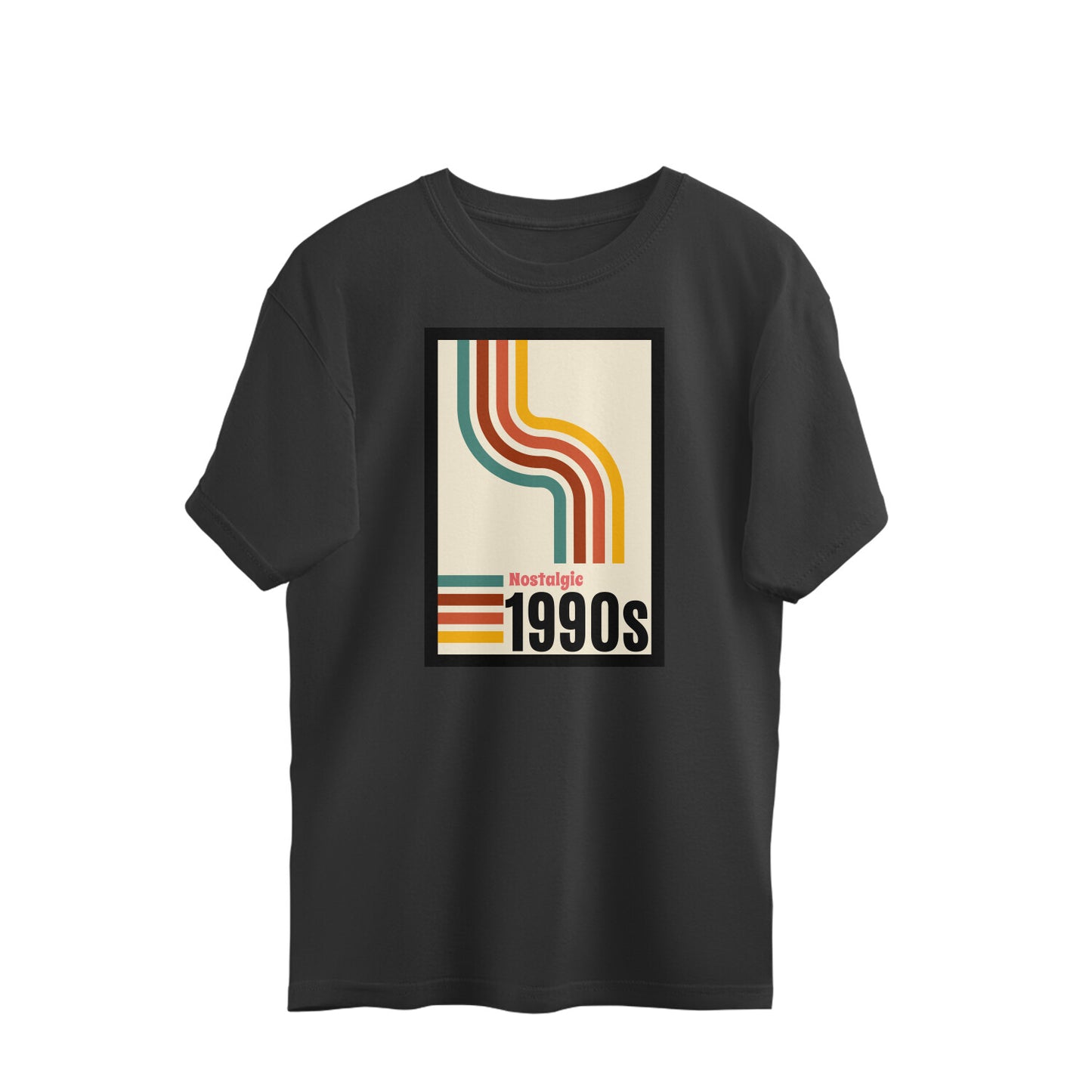 Bilkool Nostolgic 1990s Oversized T-Shirts