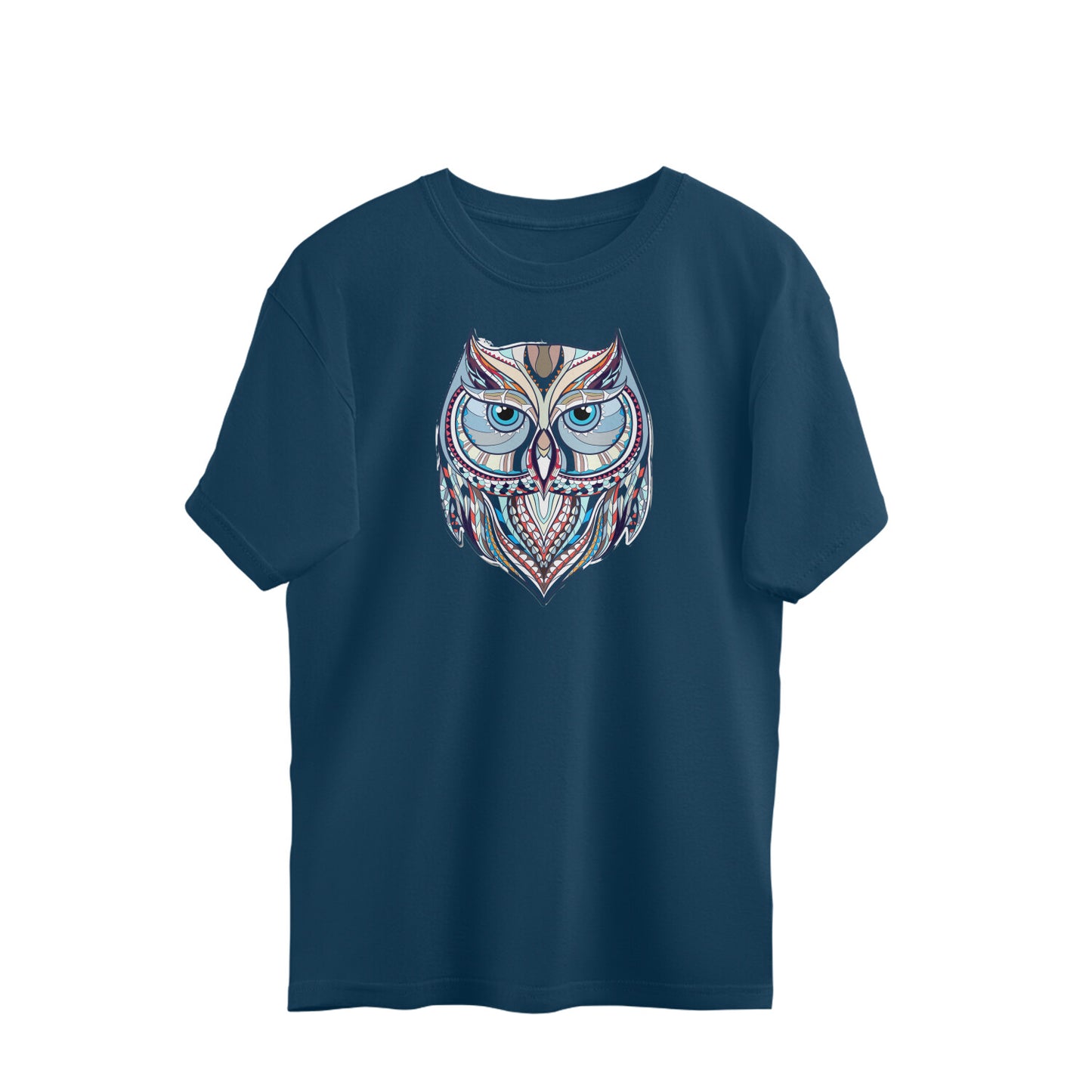 Bilkool Perched Owl Oversized T-Shirt