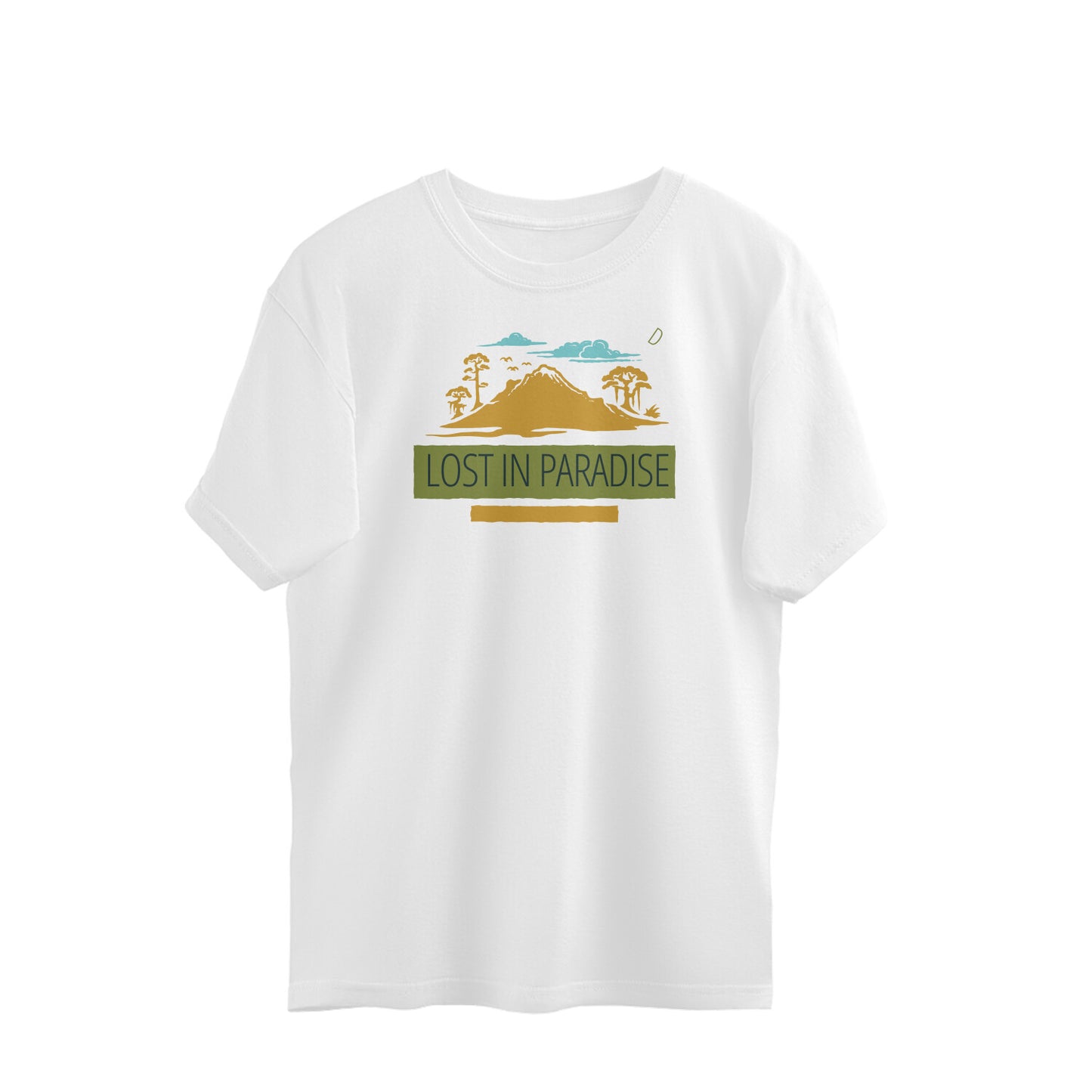 Bilkool Lost in Paradise Oversized T-Shirts