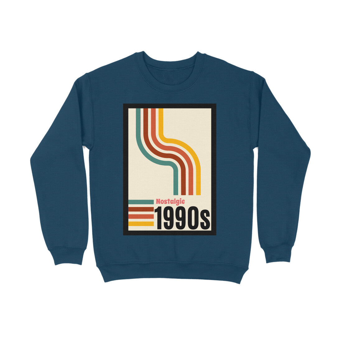 Bilkool Nostolgic 1990s Cotton Sweatshirt
