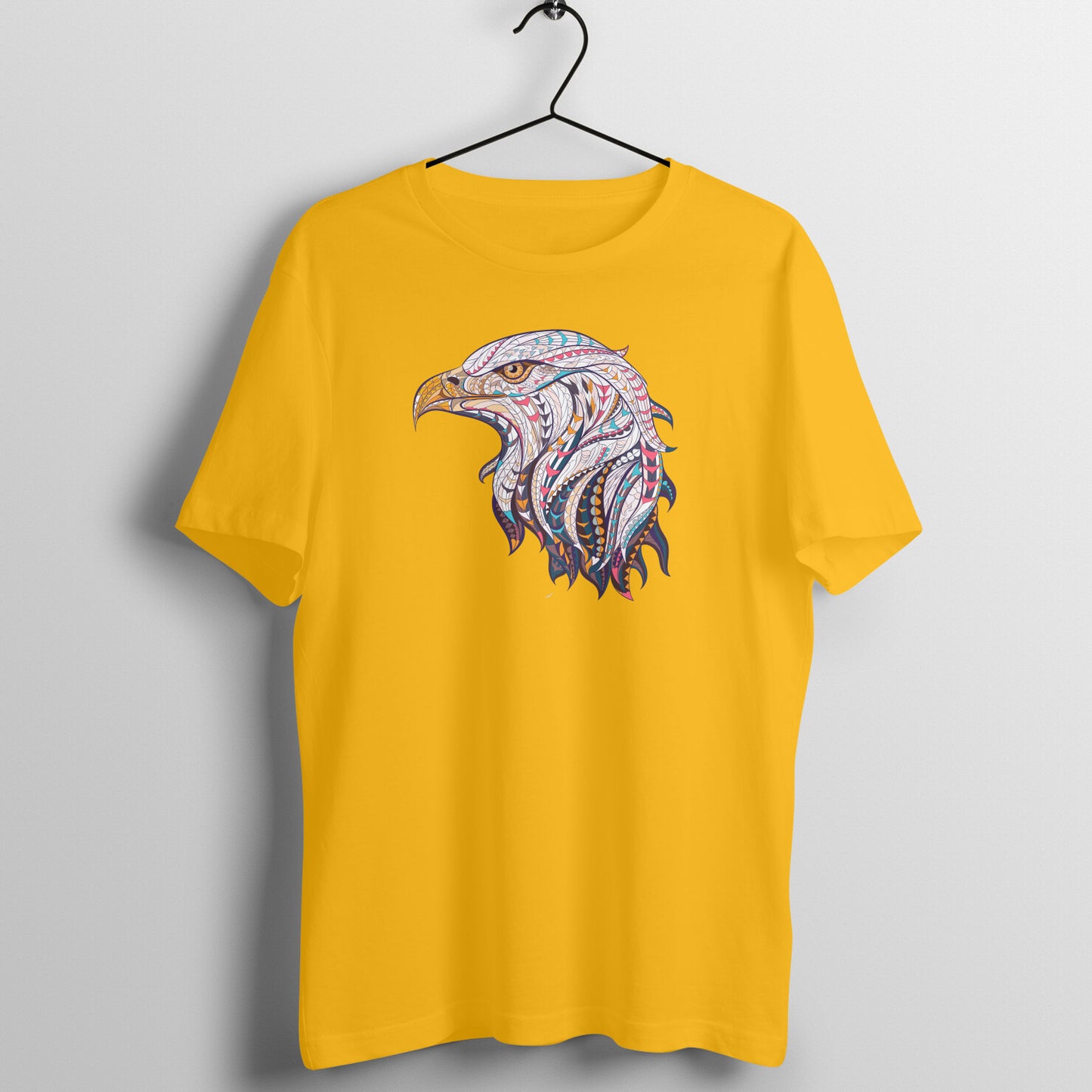 Bilkool Ethnic Eagle Cotton Half Sleeve T-Shirt