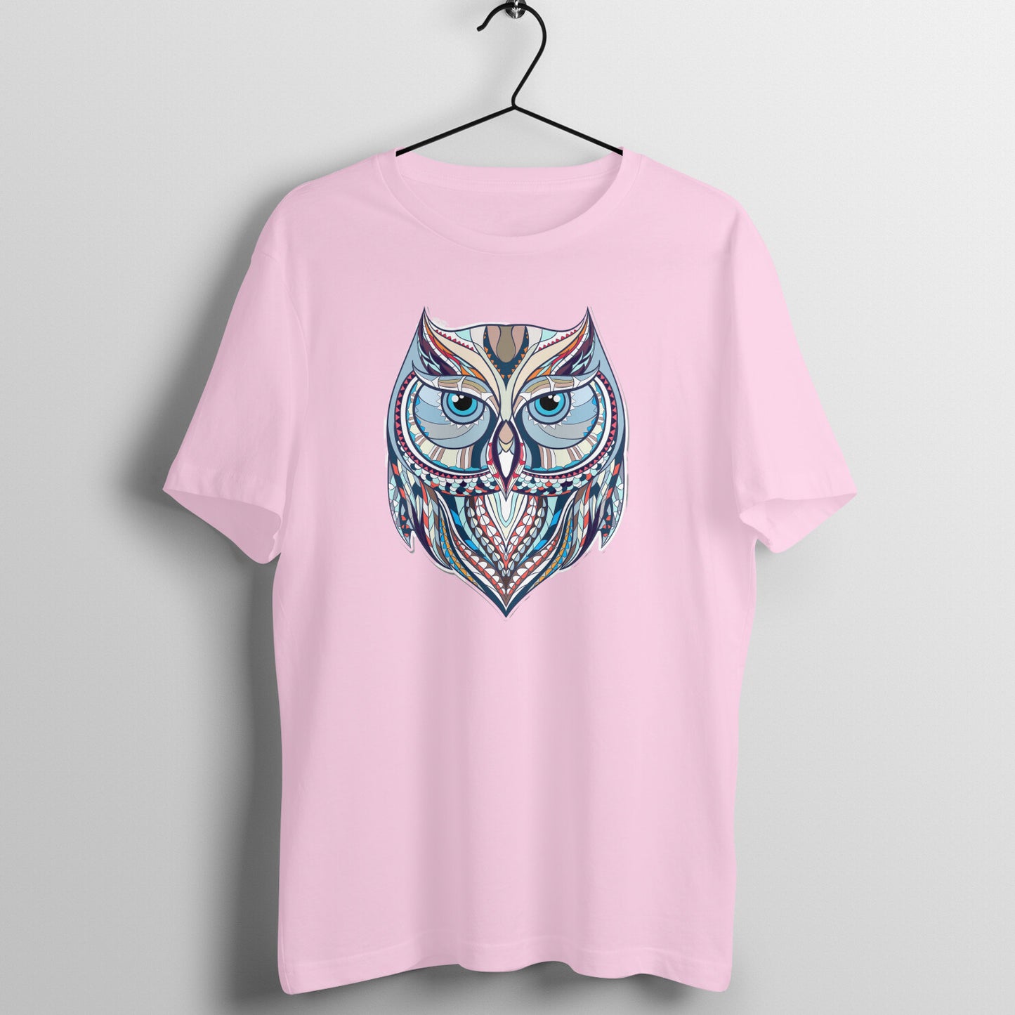 Bilkool Perched Owl Cotton Half Sleeve T-Shirt