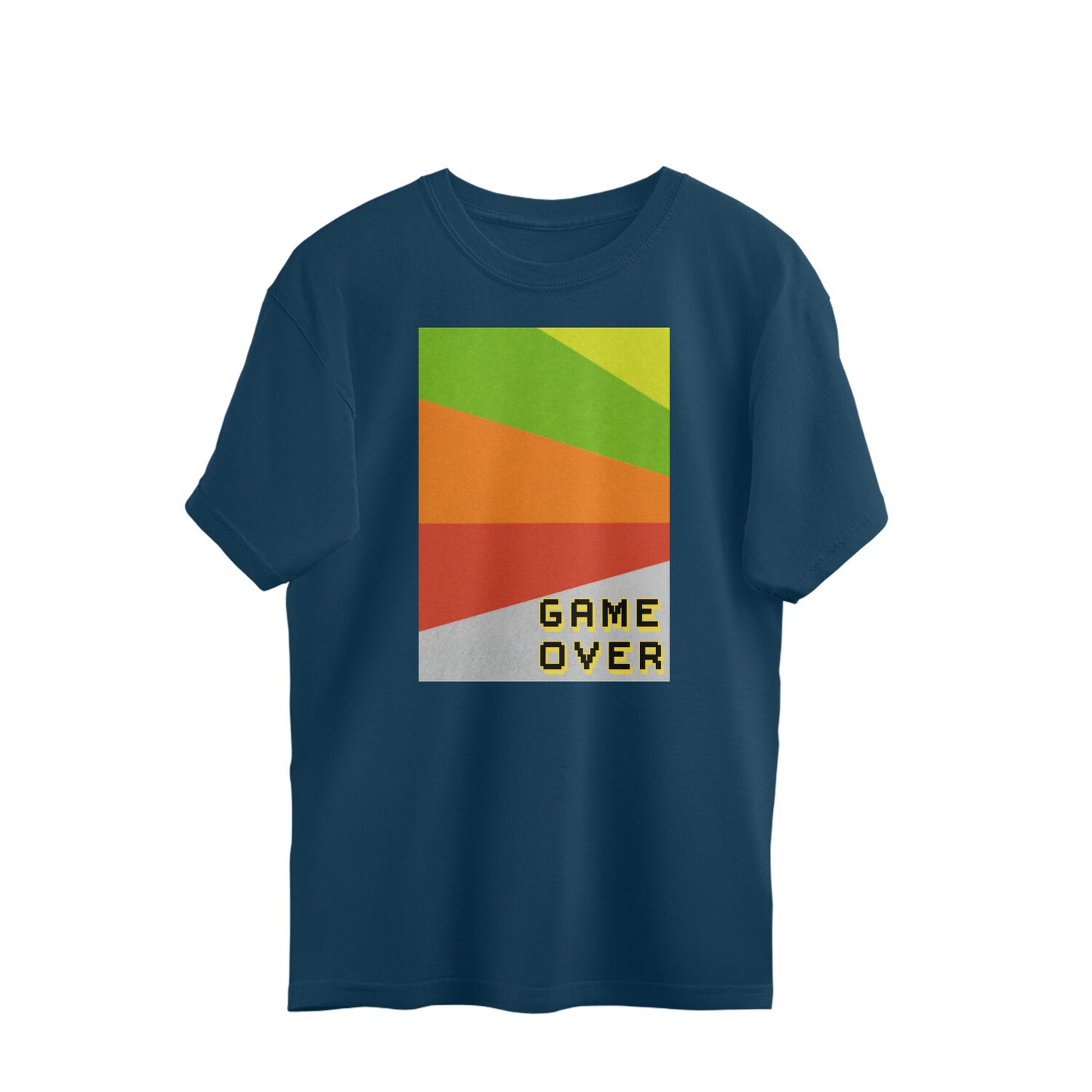 Bilkool Game Over Oversized T-Shirt
