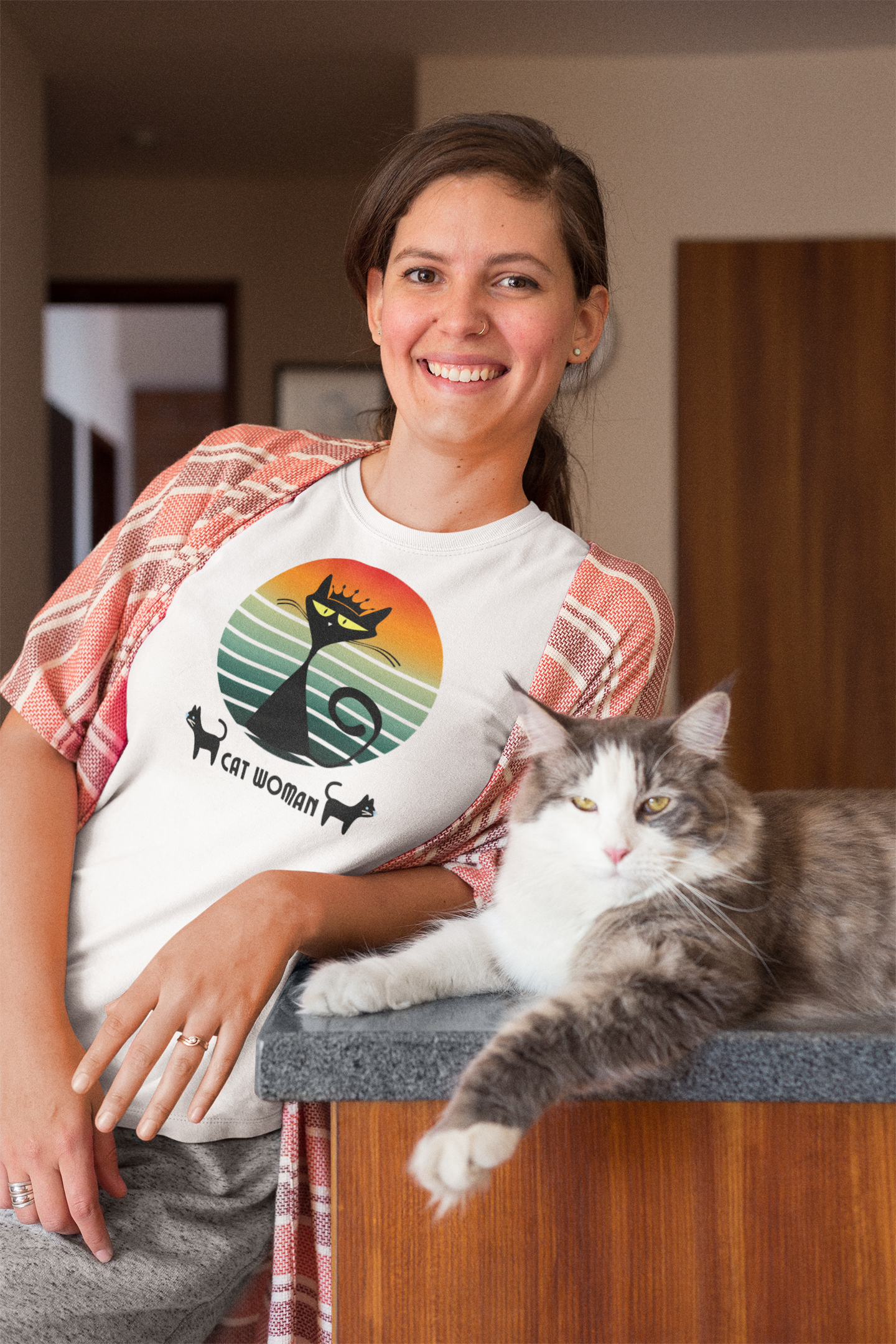 Bilkool Catwoman Oversized T-Shirt Design for Women