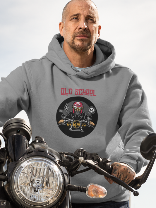 Bilkool Old School Biker Cotton Hoodies