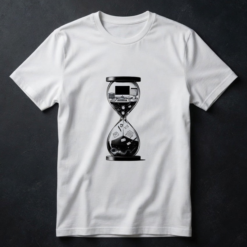 Deadline Hourglass Cotton Half Sleeve T-Shirt