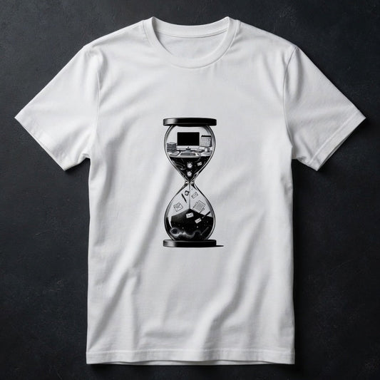 Deadline Hourglass Cotton Half Sleeve T-Shirt