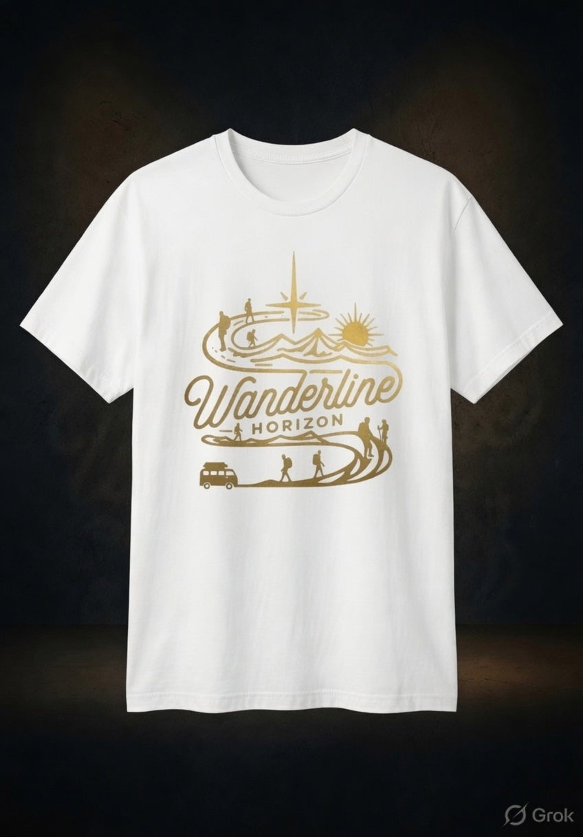 Wanderline Horizon Cotton Half Sleeve T-Shirt