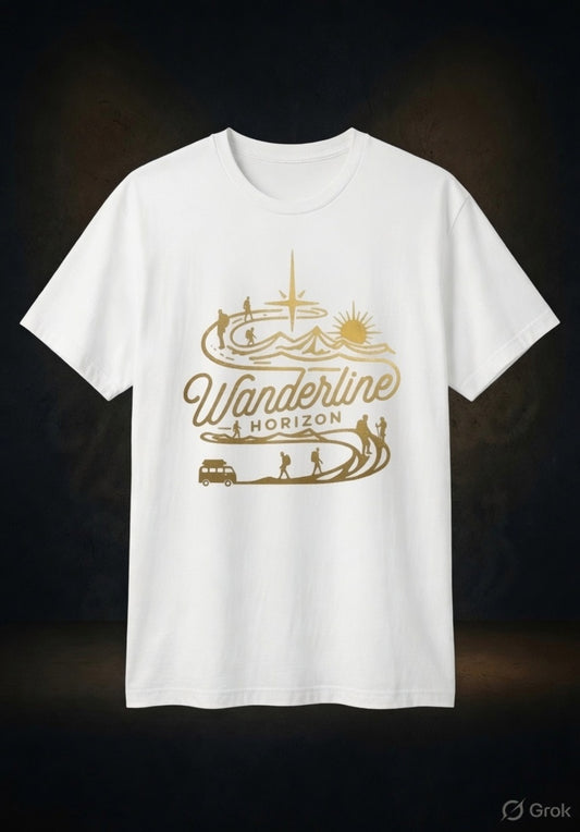Wanderline Horizon Cotton Half Sleeve T-Shirt