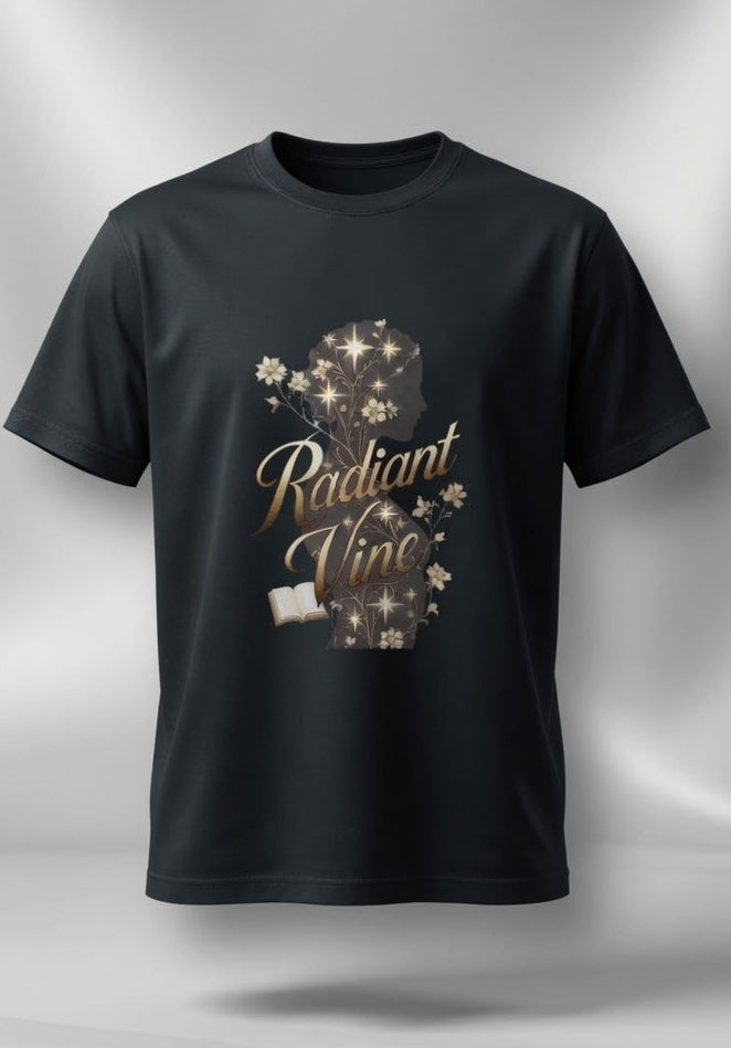 Radiant Vine Cotton Half Sleeve T-Shirt