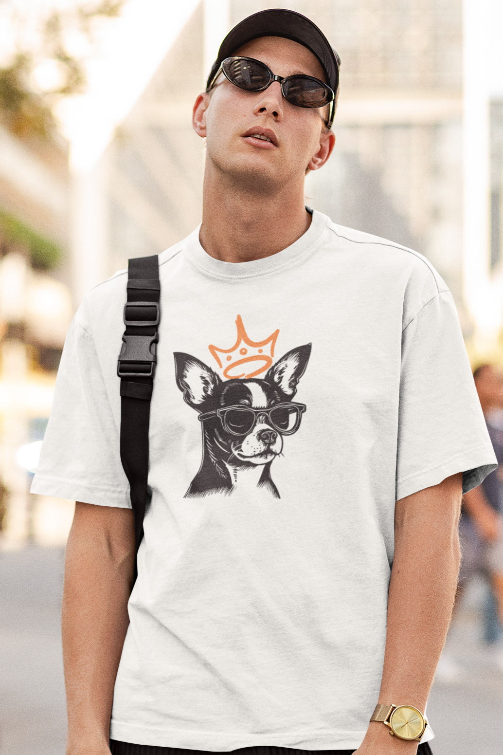 Bilkool King Dog Oversized T-Shirt