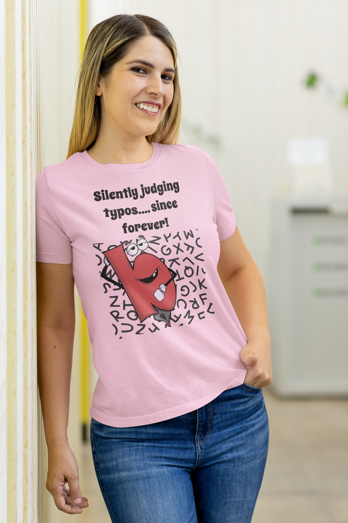Bilkool Judging Typos Cotton Half Sleeve T-Shirt