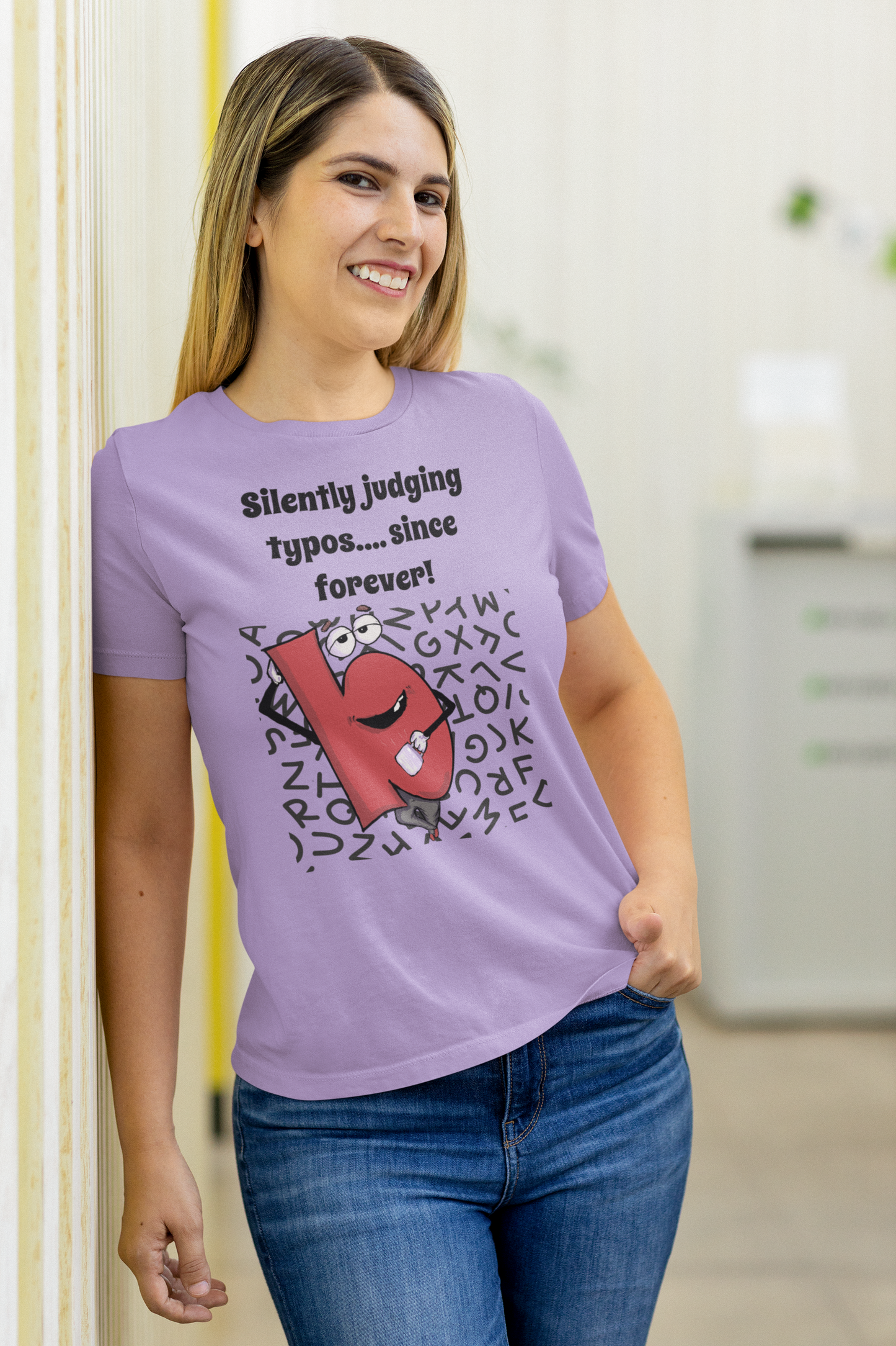 Bilkool Judging Typos Cotton Half Sleeve T-Shirt
