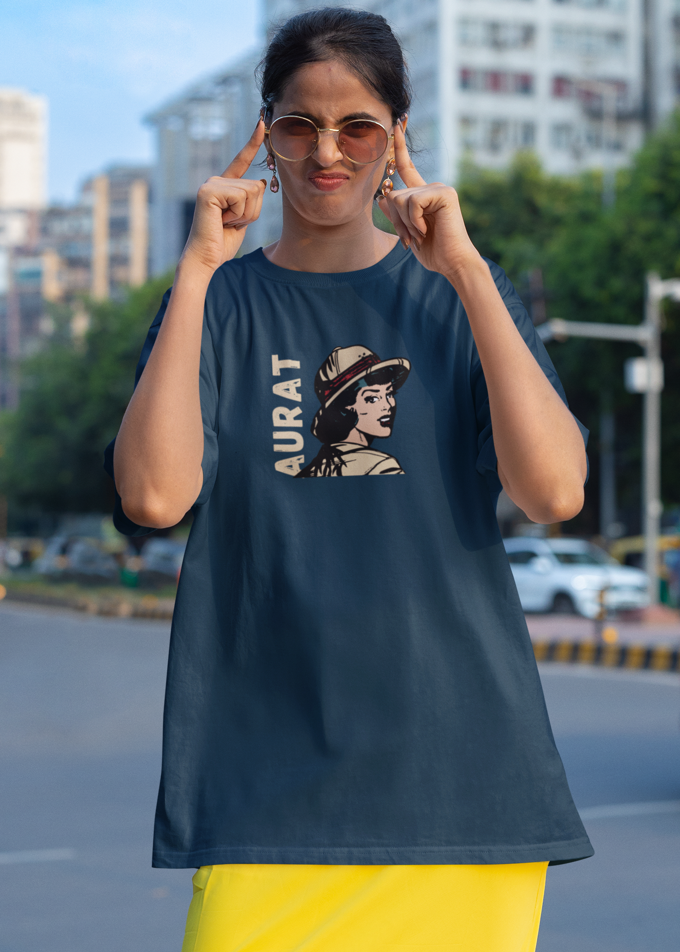 Bilkool Aurat Oversized T-Shirt for Women