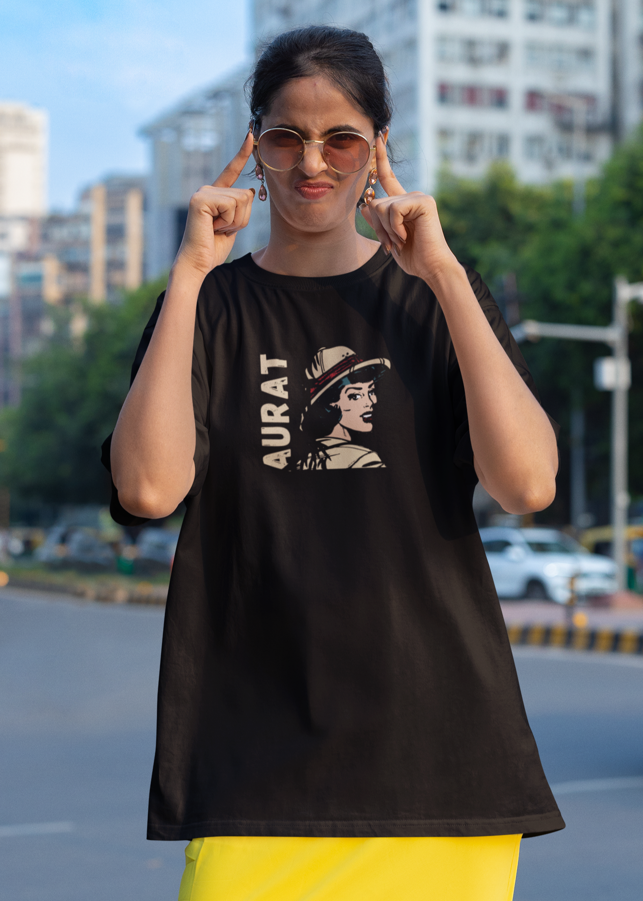 Bilkool Aurat Oversized T-Shirt for Women