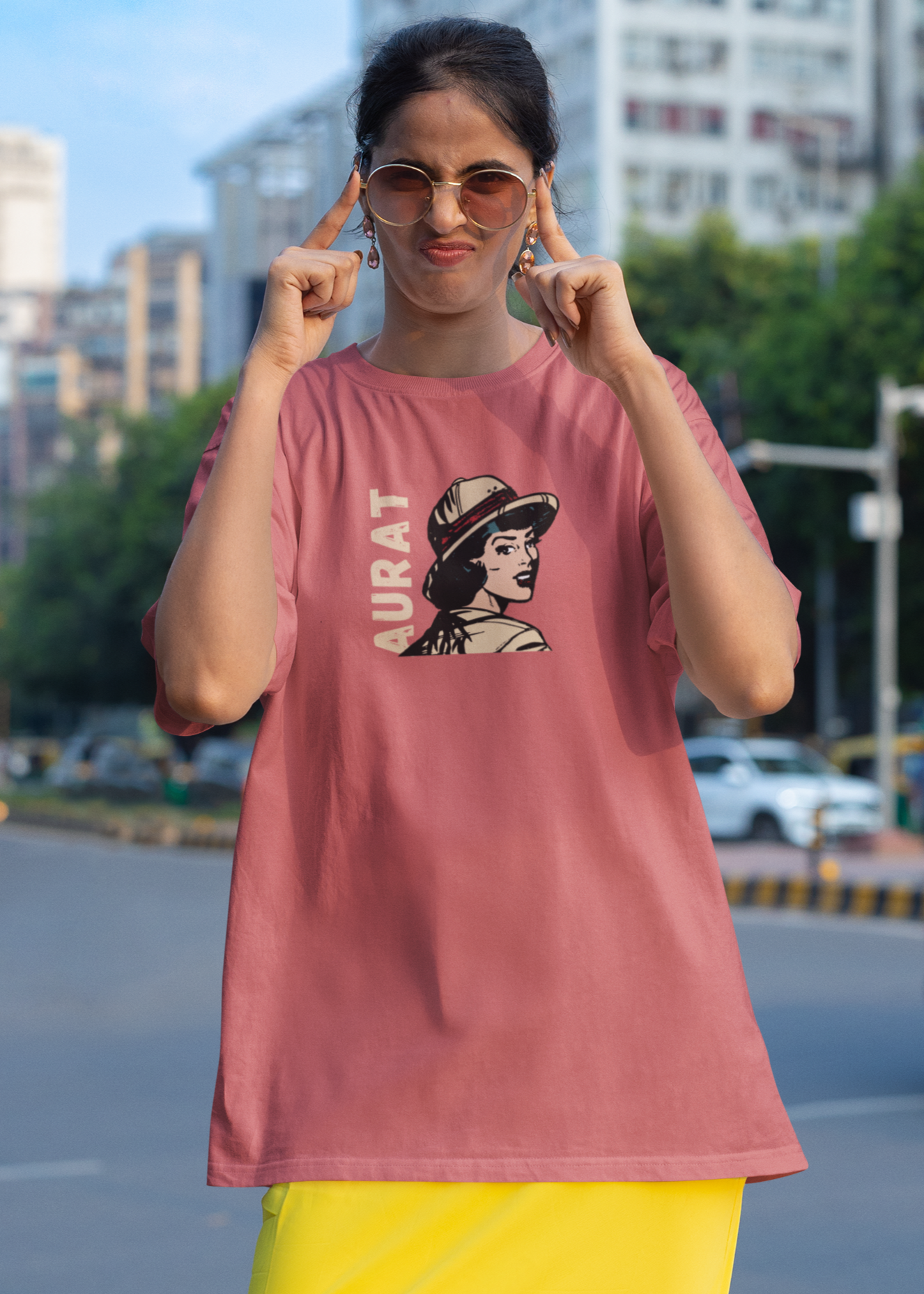 Bilkool Aurat Oversized T-Shirt for Women