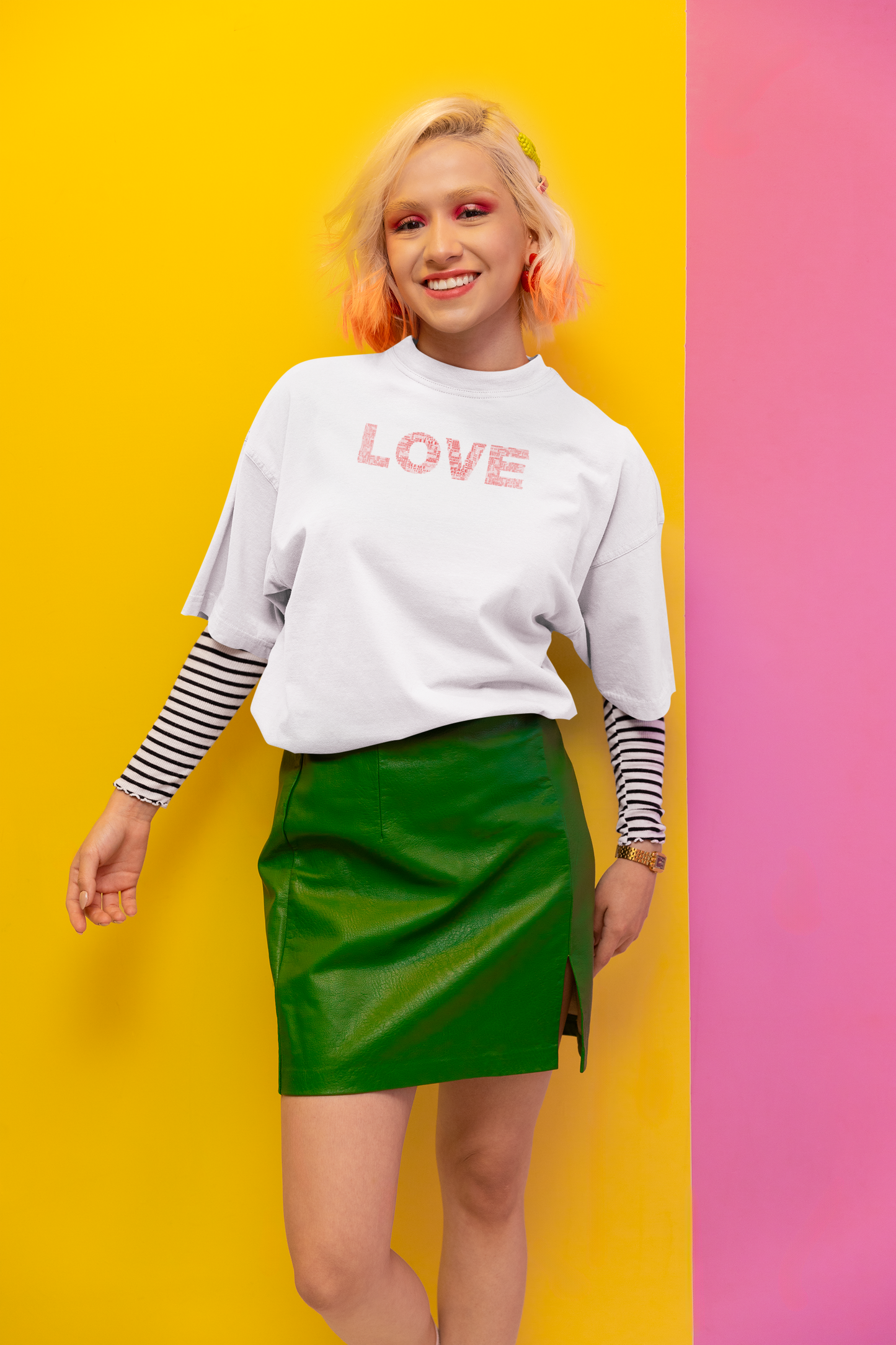 Bilkool Love Oversized T-Shirt for Women