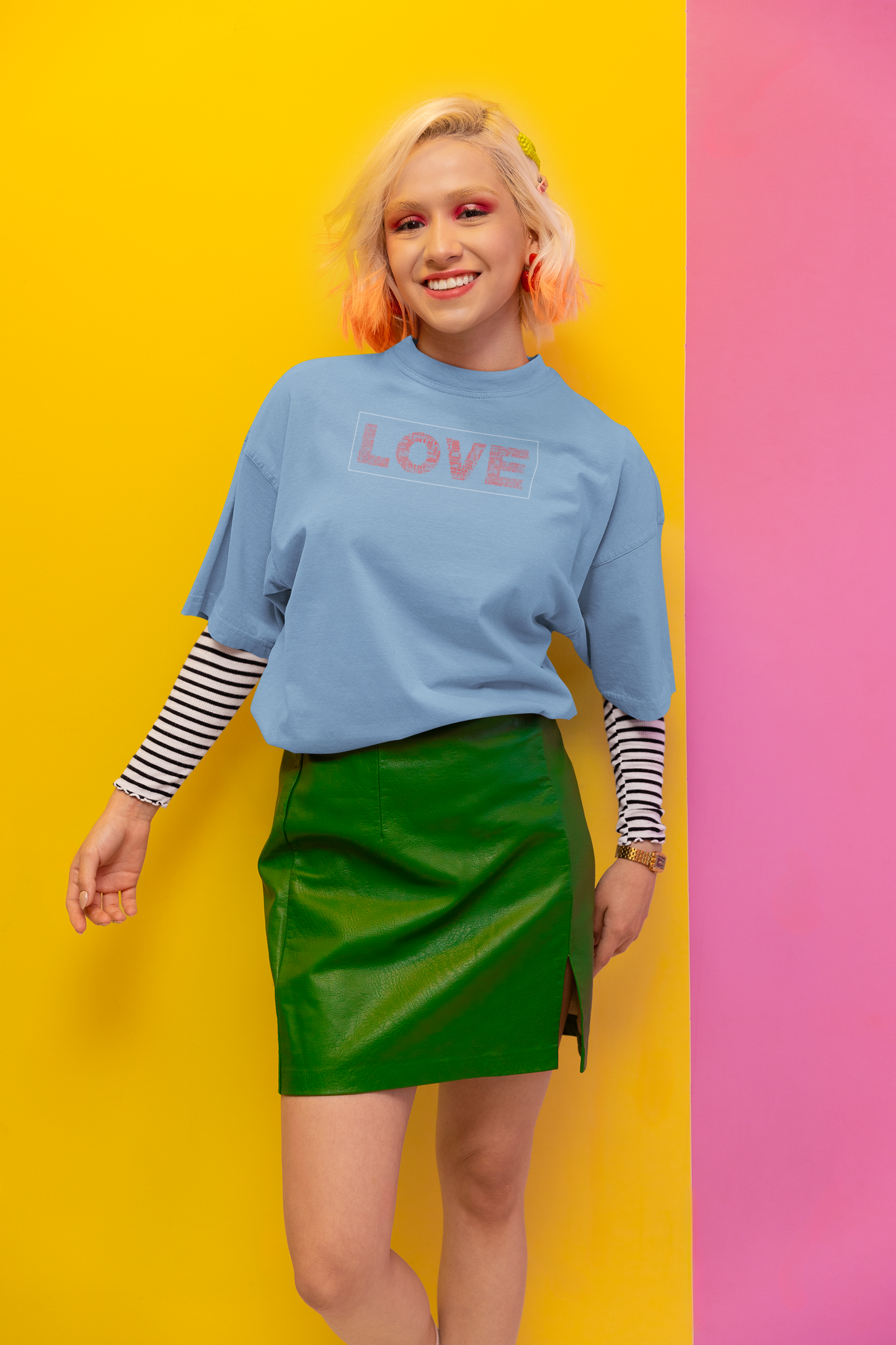 Bilkool Love Oversized T-Shirt for Women