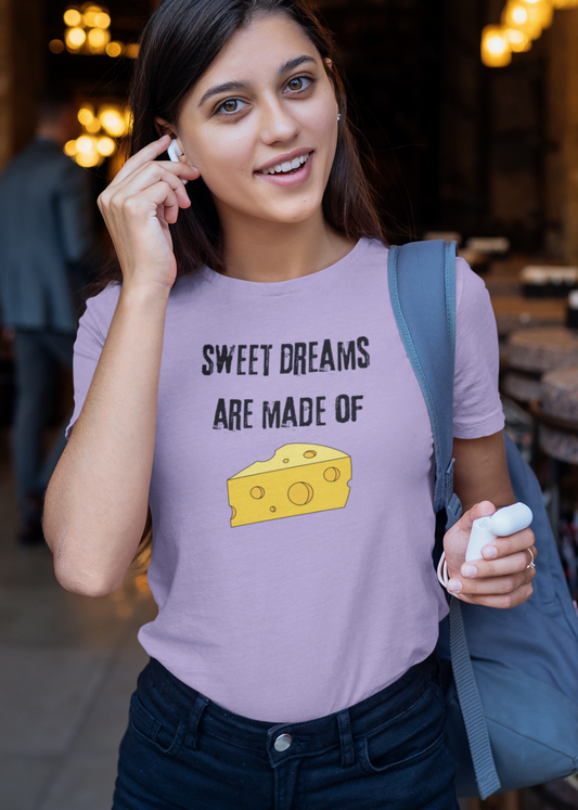 Bilkool Sweet Dreams Are Made Of Cotton Half Sleeve T-Shirt