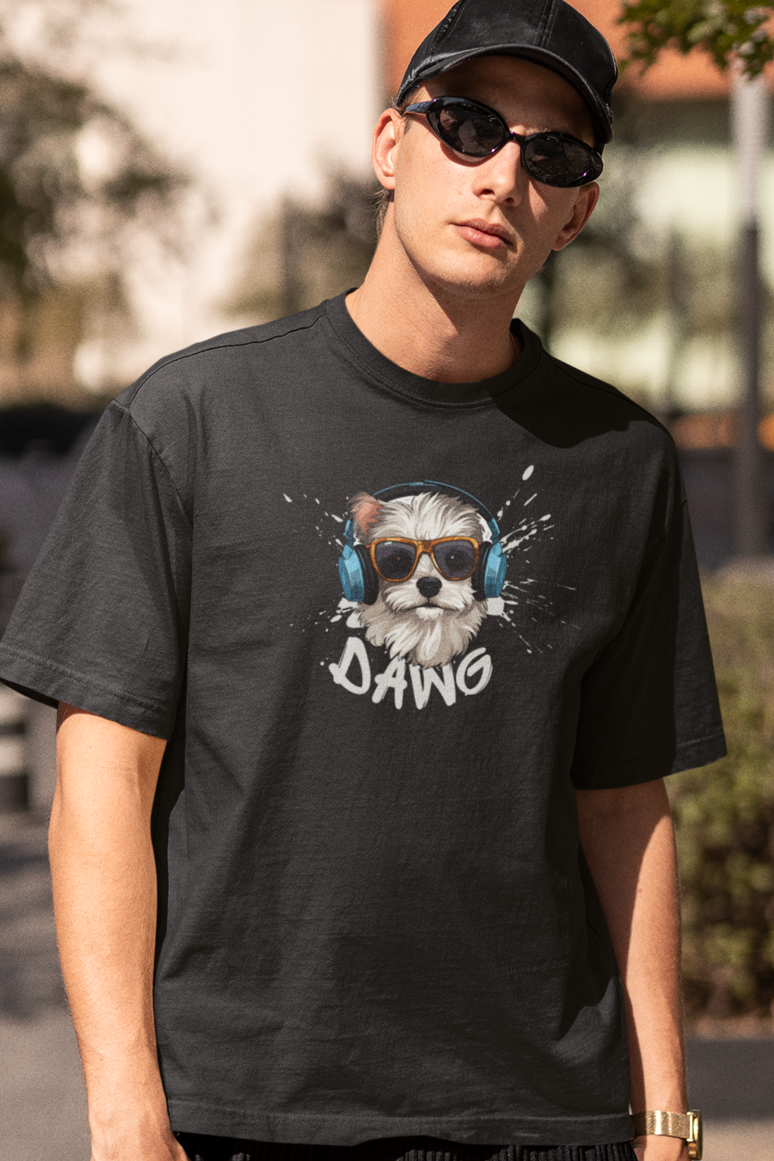 Bilkool Music Dawg Oversized T-Shirt