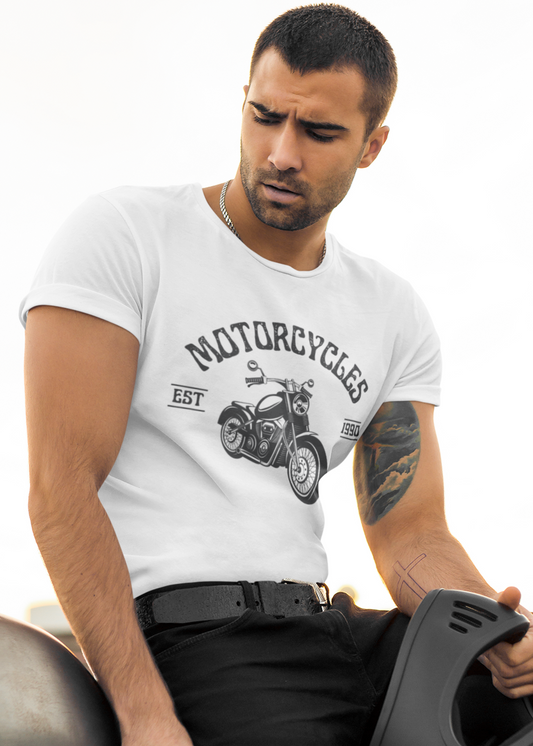 Bilkool Retro Rider Cotton Half Sleeve T-Shirt