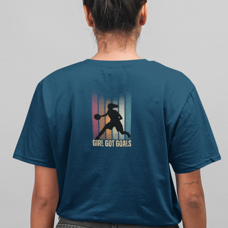 Bilkool Girl Got Goals Oversized T-Shirt for Women